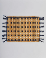 Load image into Gallery viewer, Triva – Water Hyacinth Heat Pad/ Trivet with Cotton Weave Detail