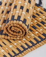Load image into Gallery viewer, Triva – Water Hyacinth Heat Pad/ Trivet with Cotton Weave Detail