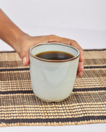Load image into Gallery viewer, Sana – Banana Fiber Table Runner with Black Cotton Stripes