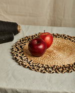 Load image into Gallery viewer, Aven – Banana Fiber Placemat with Black Weave Detail
