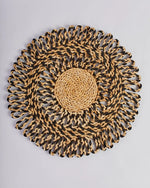 Load image into Gallery viewer, Arel – Banana Fiber Placemat with Black Weave Detail