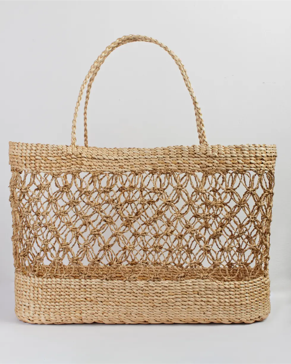 Sian banana fiber beach tote bag