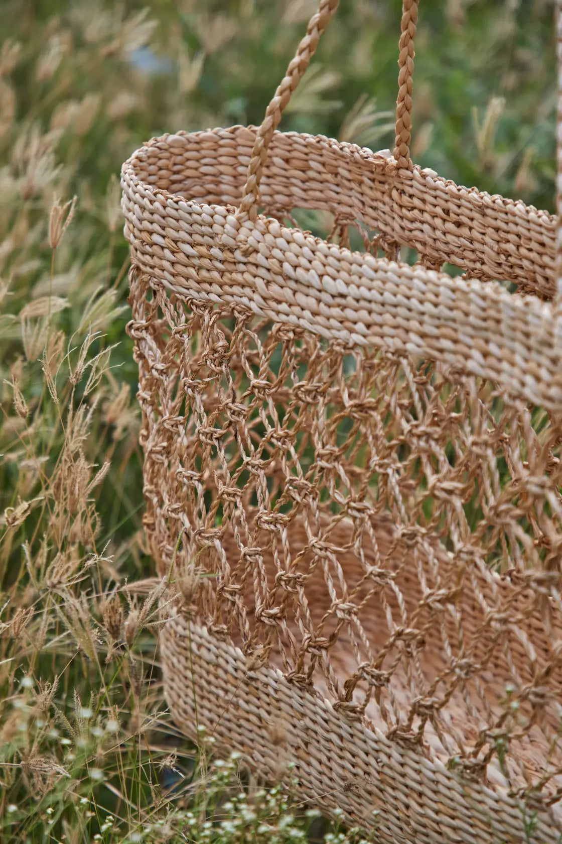 Sian banana fiber beach tote bag