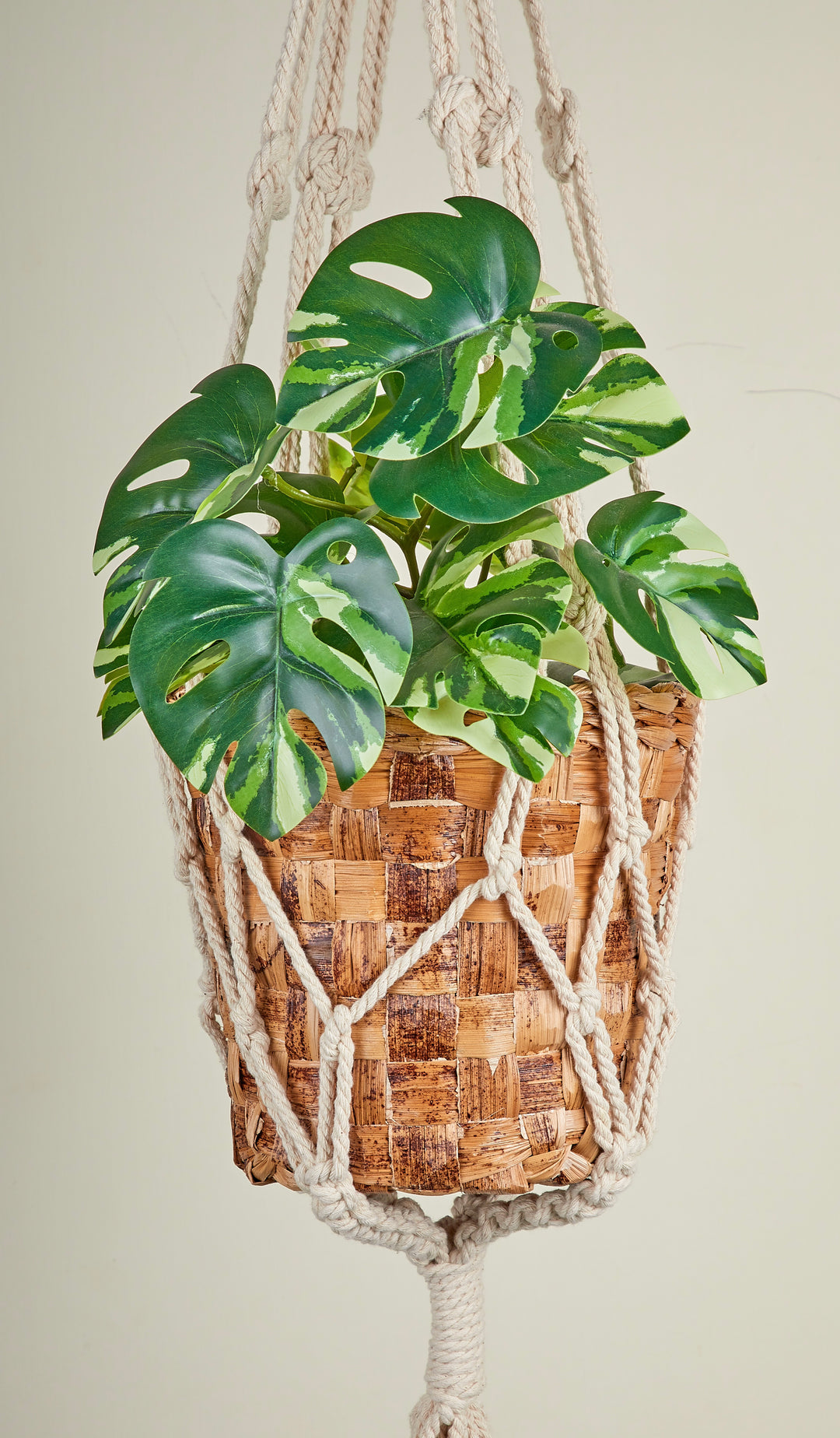 Mitti - Macrame Pot Hanger with Banana Fiber Planter