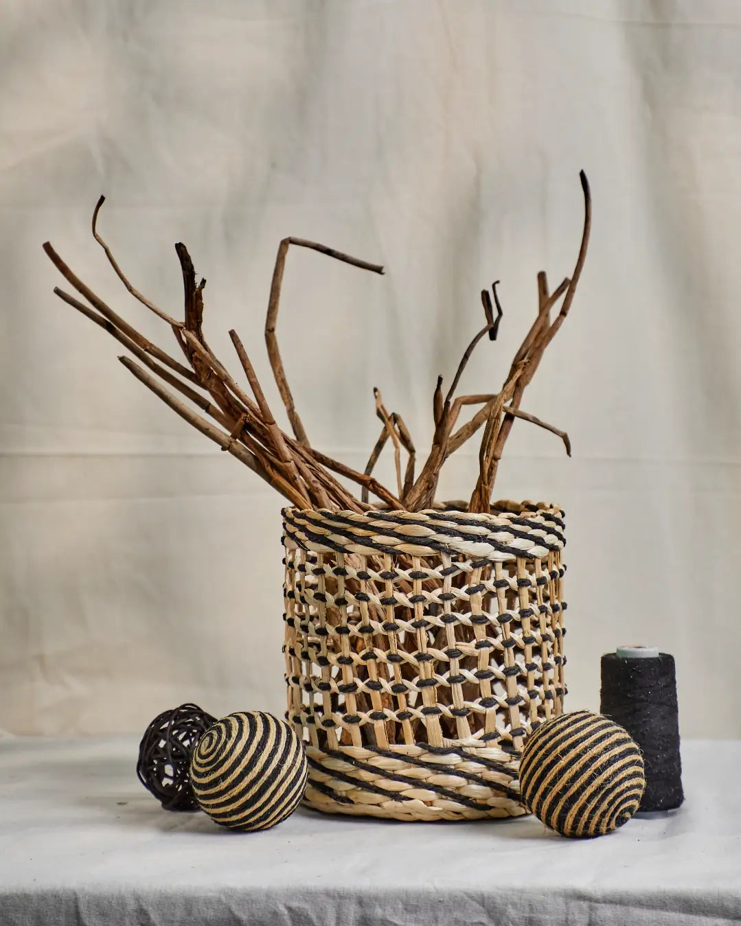 Neel   multi utility banana fiber basket