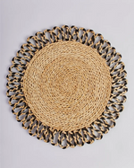 Load image into Gallery viewer, Aven – Banana Fiber Placemat with Black Weave Detail
