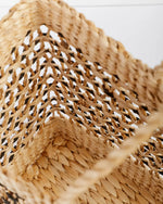 Load image into Gallery viewer, Risha - Banana Fiber Beach Tote Bag with Weave Detail
