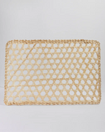 Load image into Gallery viewer, Roni – Banana Fiber Diamond Weave Placemat
