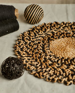 Load image into Gallery viewer, Arel – Banana Fiber Placemat with Black Weave Detail
