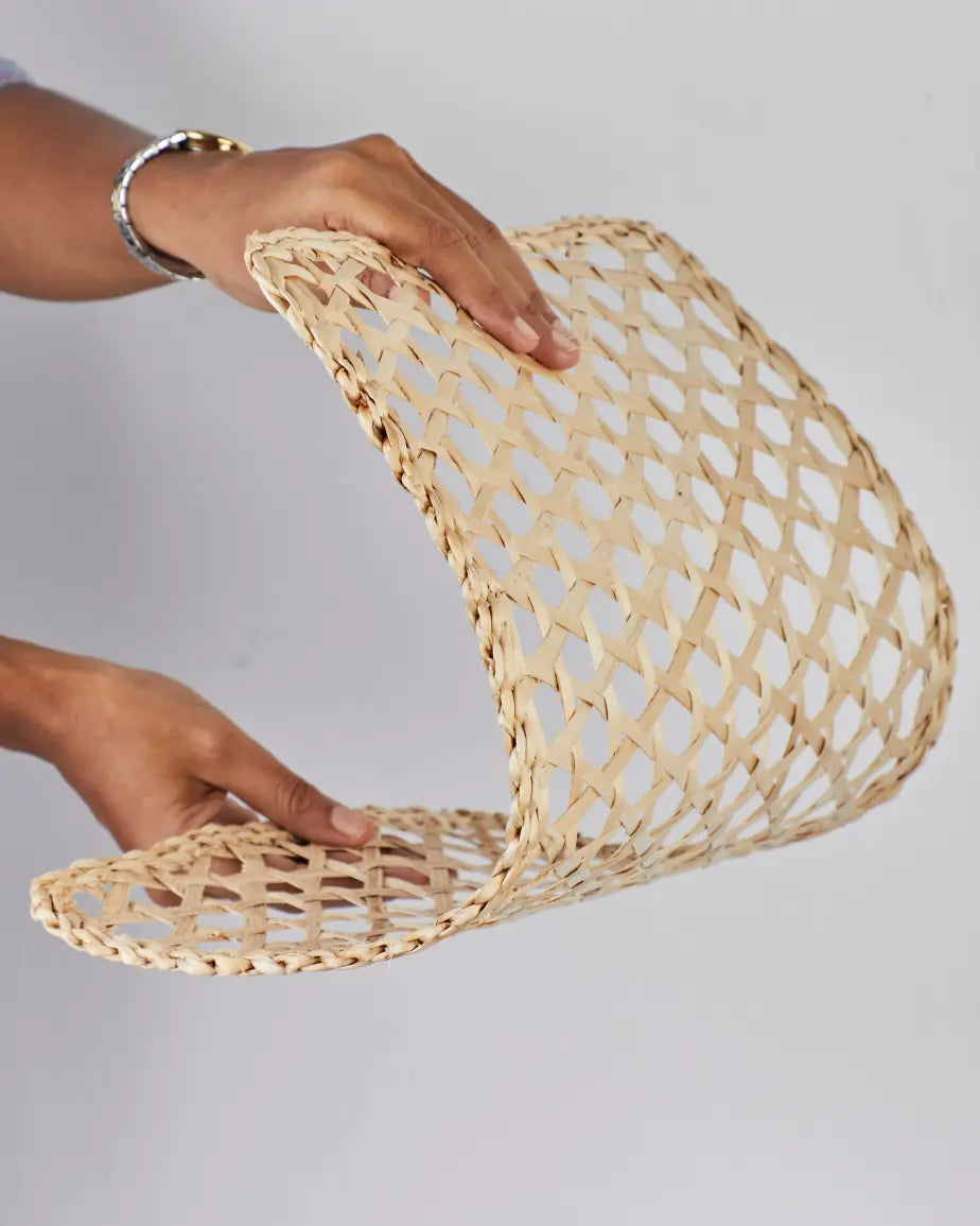 Roni – Banana Fiber Diamond Weave Placemat