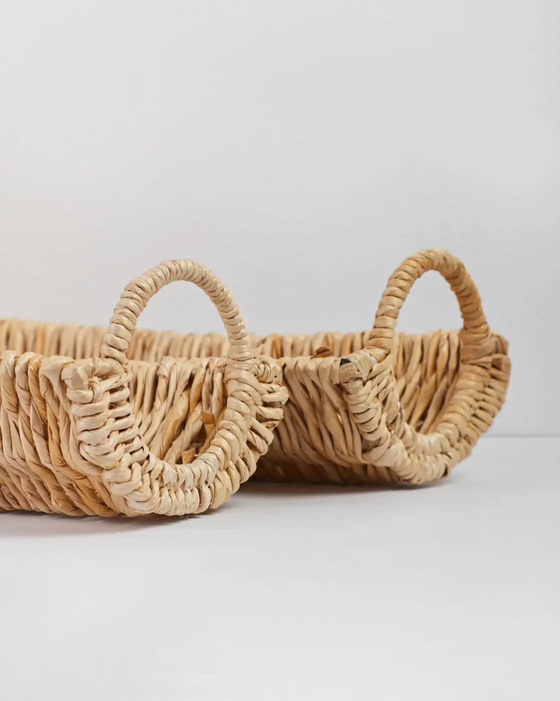 Siya   handwoven banana fiber table centerpiece tray