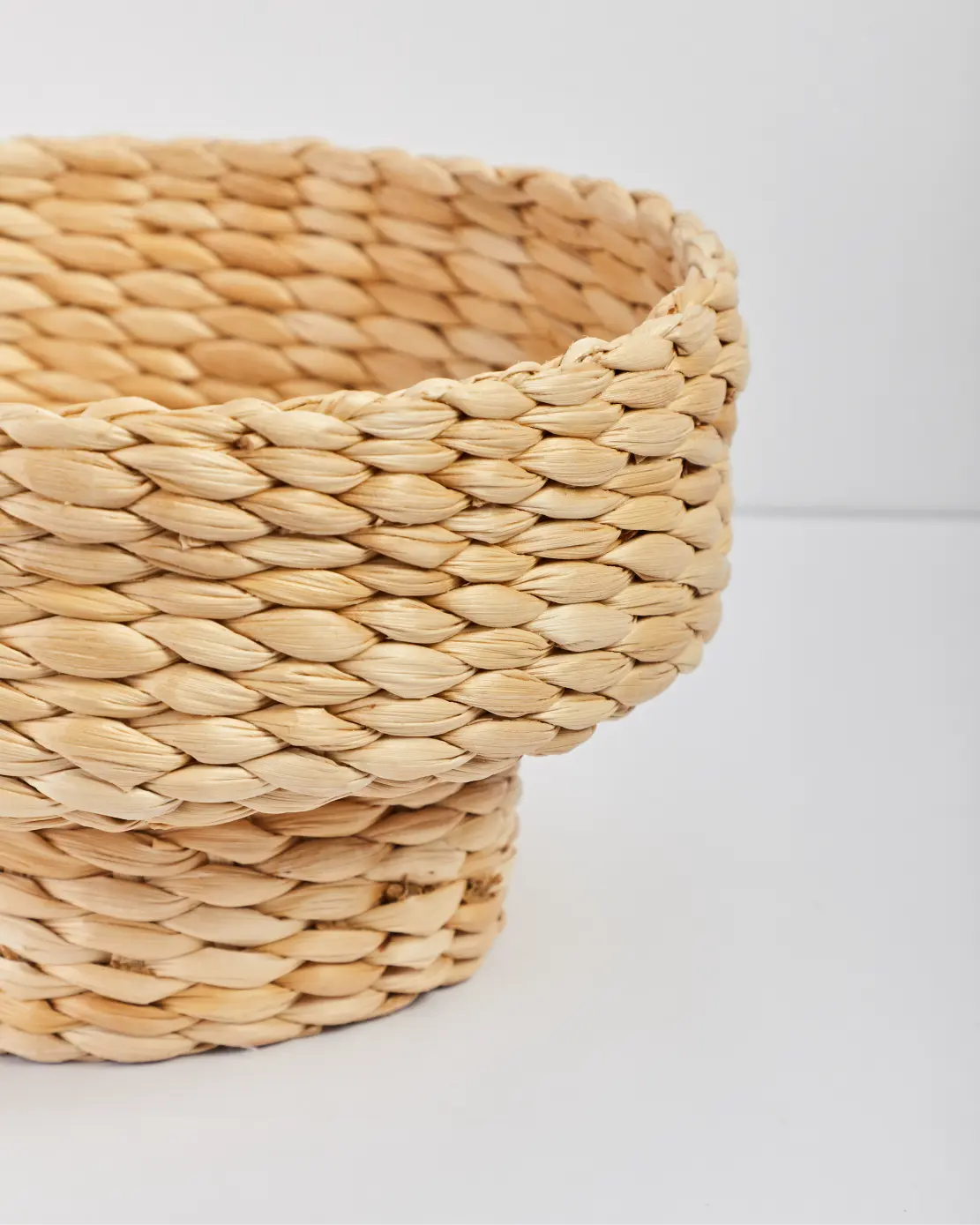 Beya   dual sided banana fiber storage basket