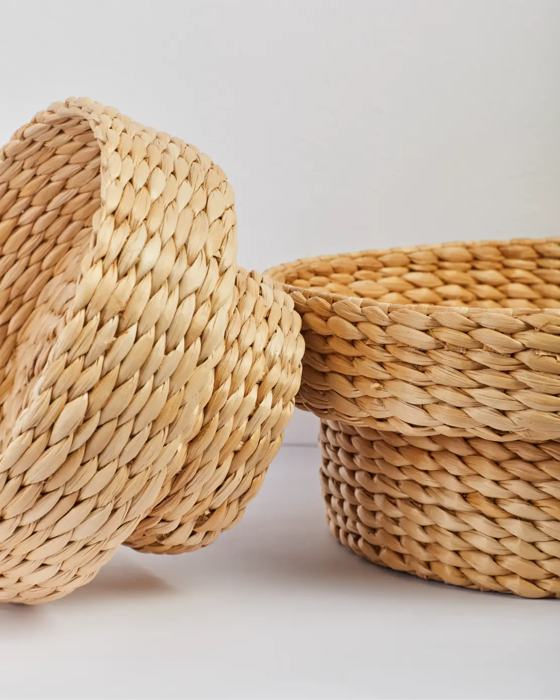 Beya   dual sided banana fiber storage basket