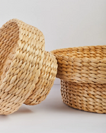 Load image into Gallery viewer, Beya - Dual-Sided Banana Fiber Storage Basket

