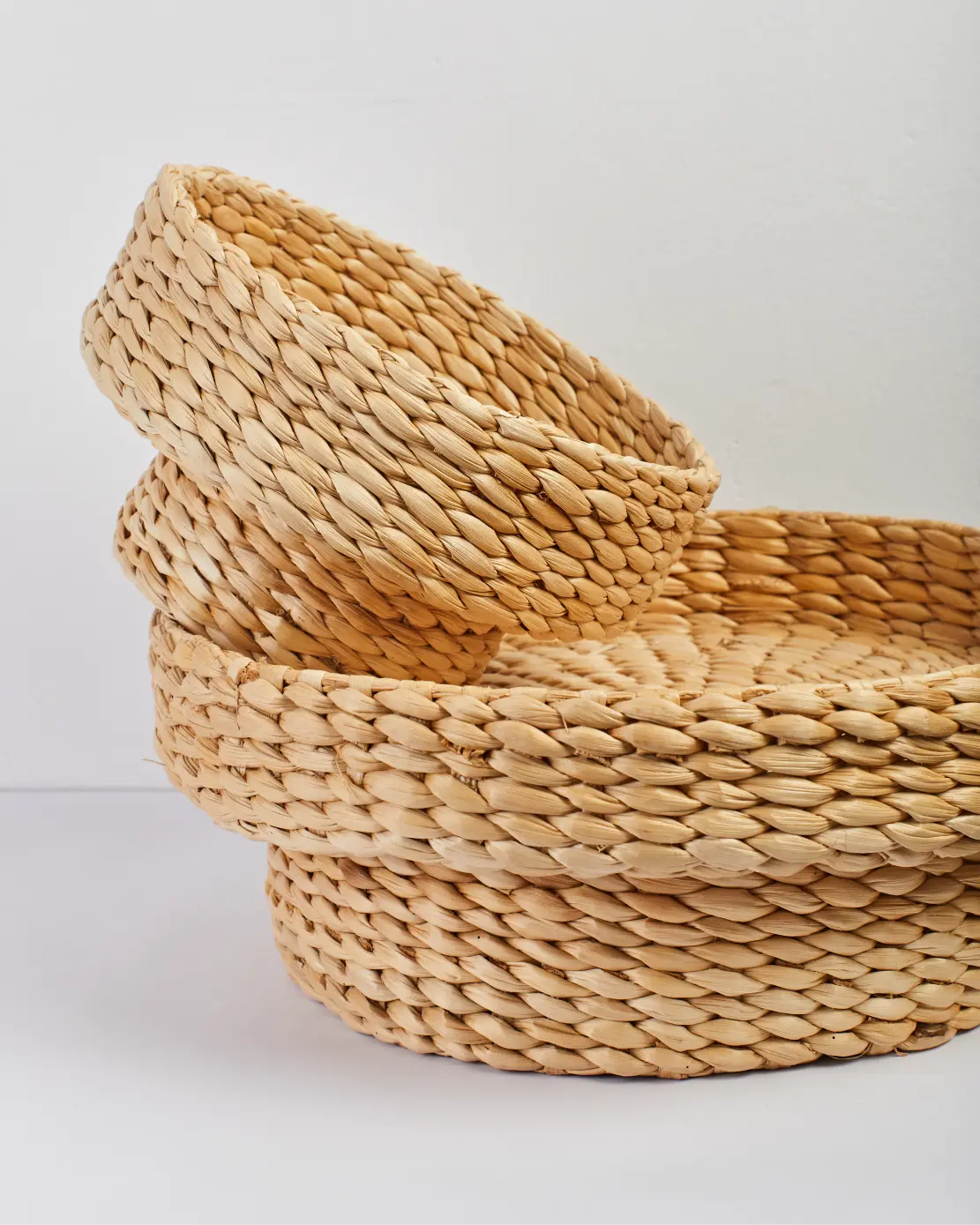 Beya   dual sided banana fiber storage basket
