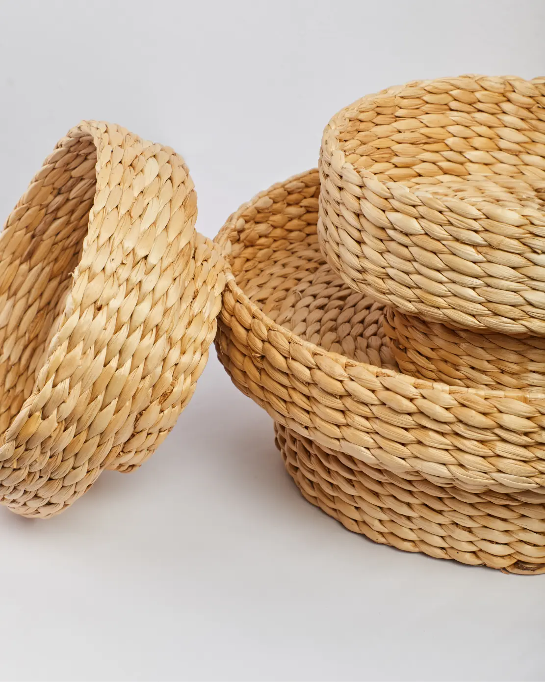 Beya   dual sided banana fiber storage basket