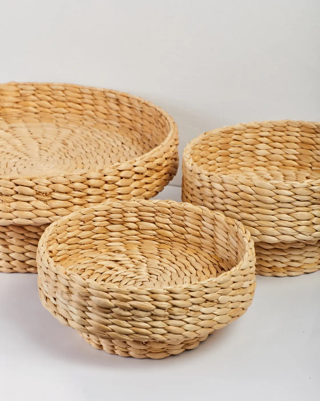 Beya   dual sided banana fiber storage basket