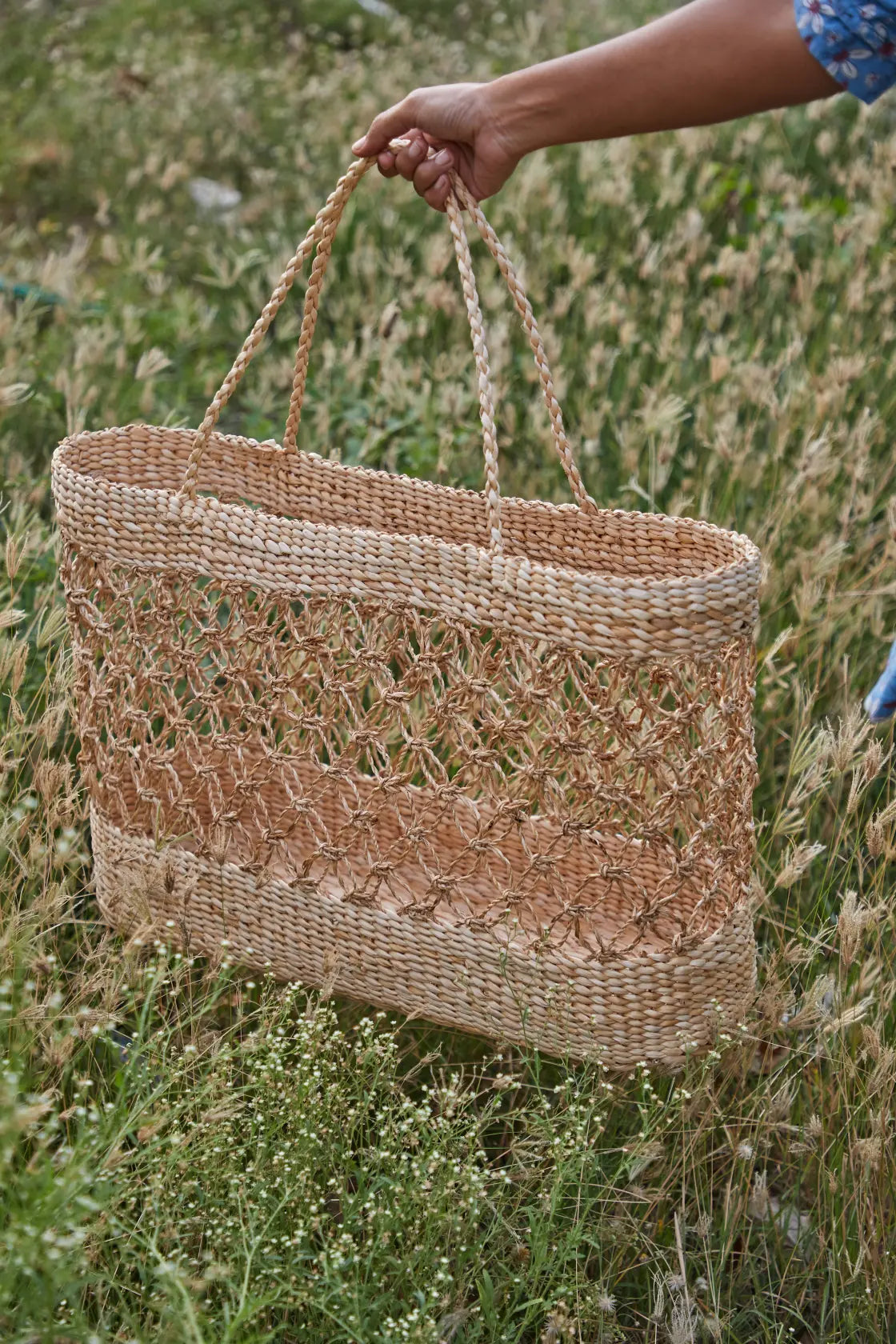 Sian   banana fiber beach tote bag
