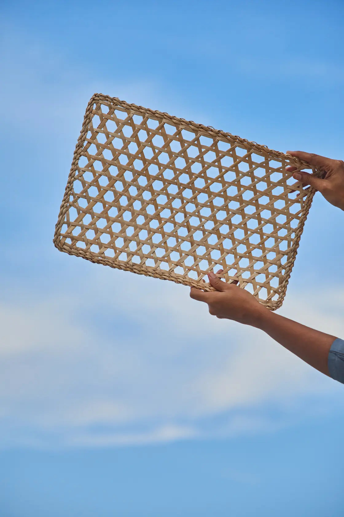 Roni – banana fiber diamond weave placemat