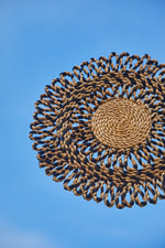 Load image into Gallery viewer, Arel – Banana Fiber Placemat with Black Weave Detail
